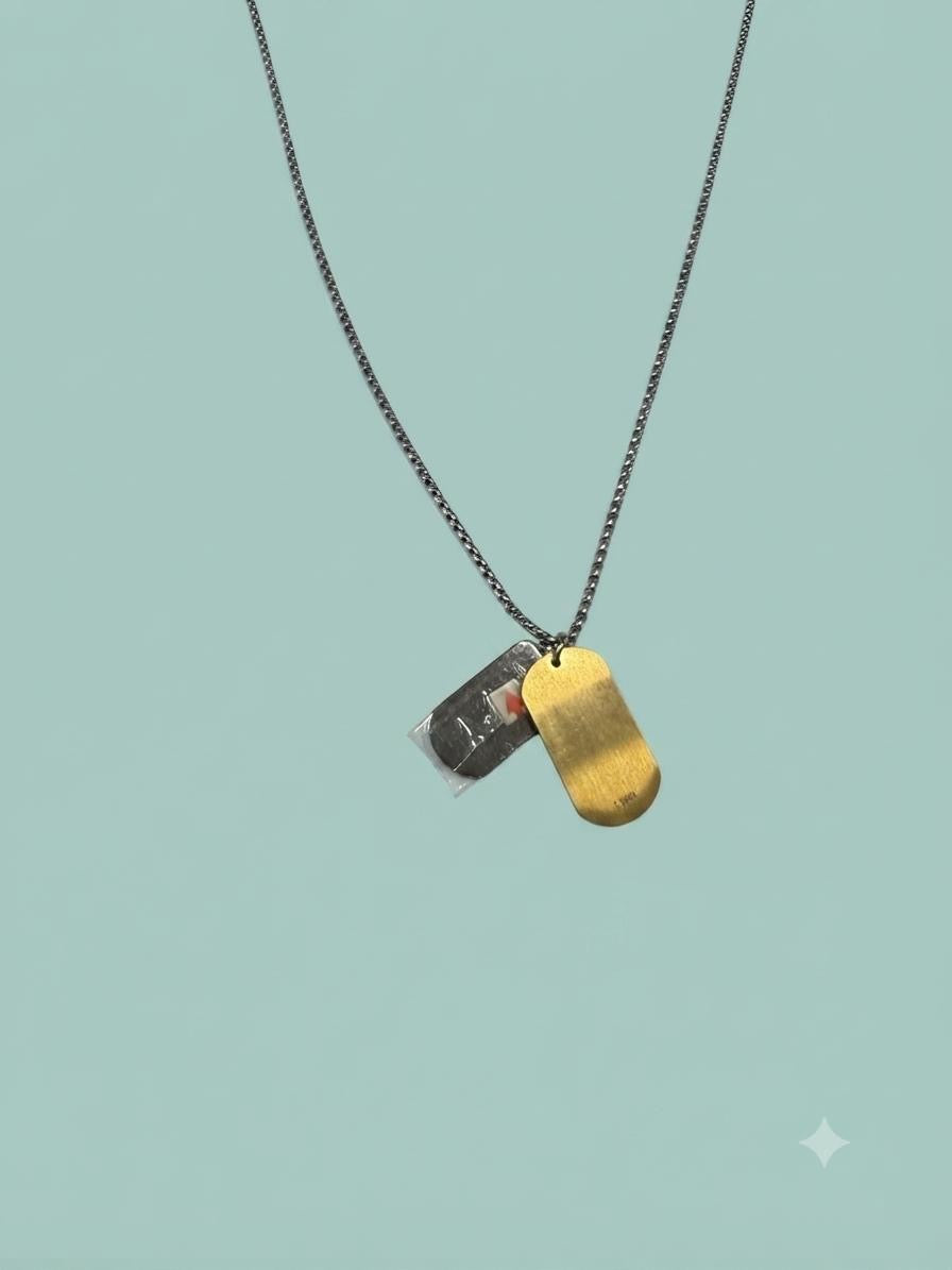 Collana Double Dog Tag