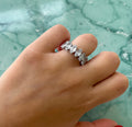 Anello Crystel in Acciaio Inossidabile