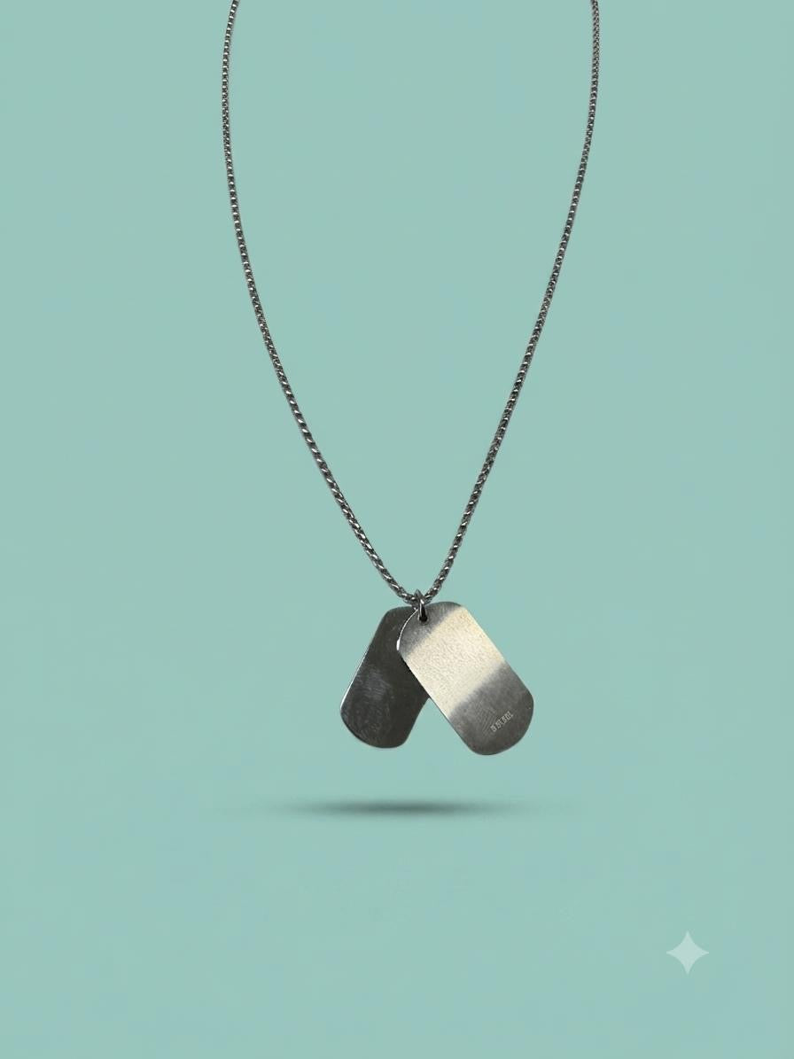 Collana Double Dog Tag