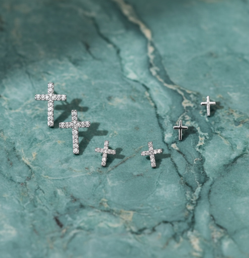 Set orecchini cross