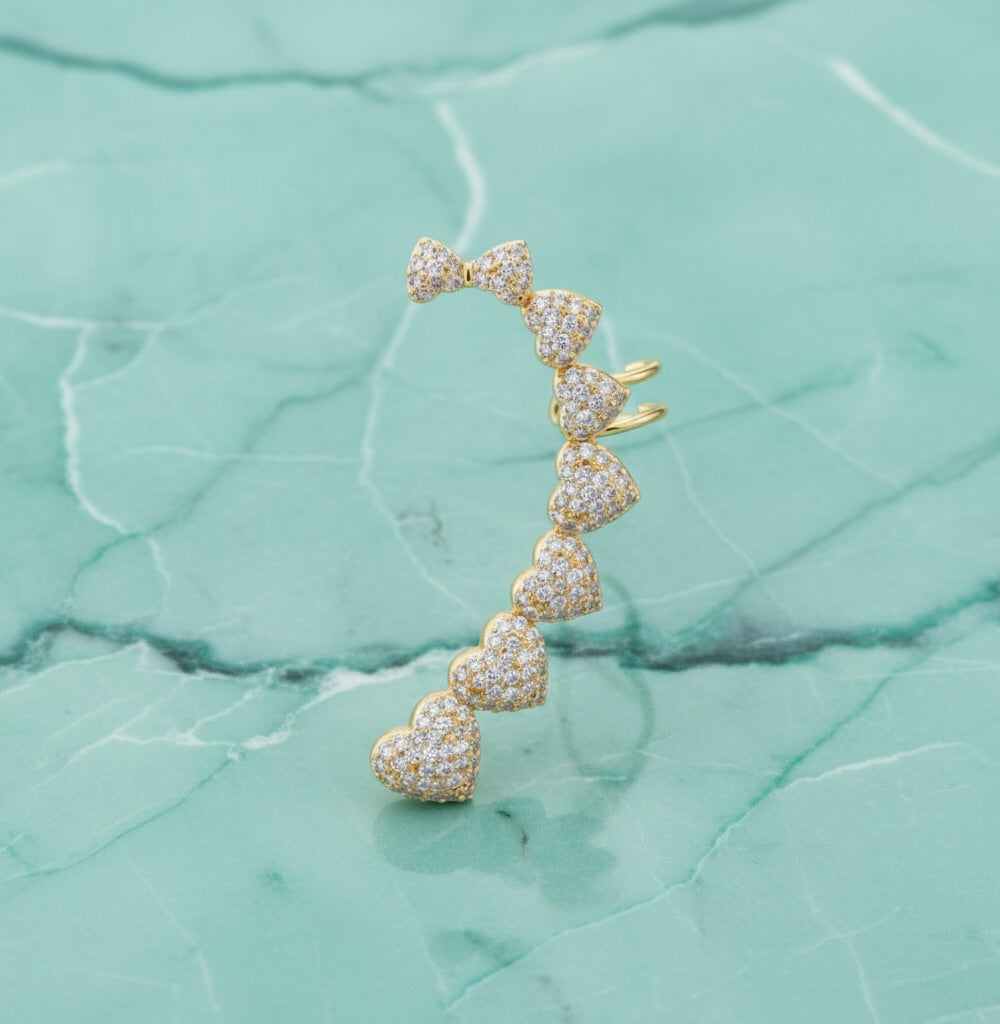 Earcuff Luce Di cuore