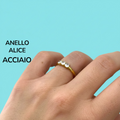 Anello trilogy acciaio