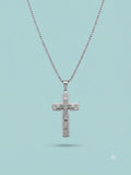 Collana Croce Layered Texture big