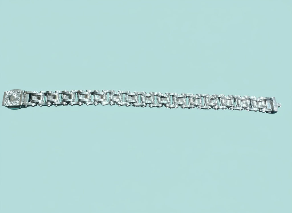 Bracciale a Catena "Industrial Grid" – Finitura Oro o Argento – Design Modulare Esclusivo