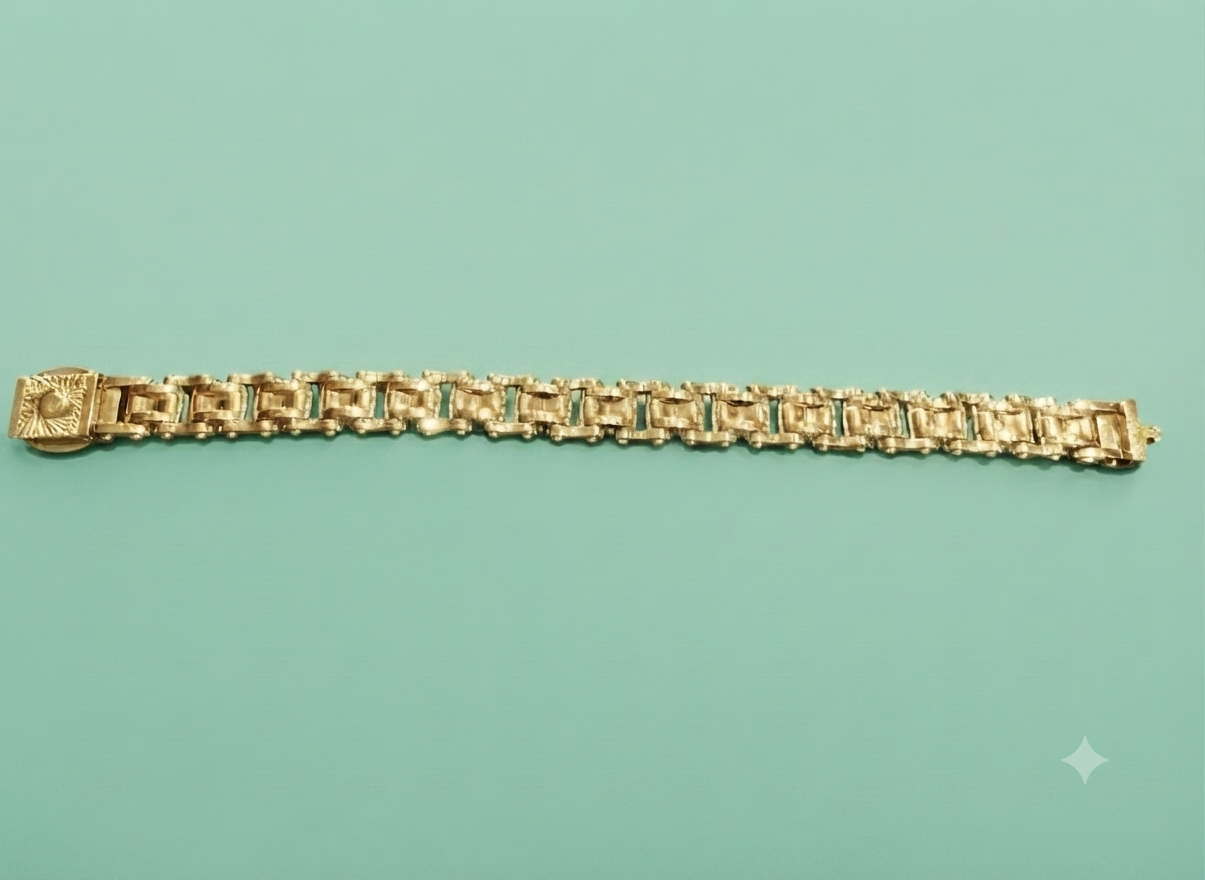 Bracciale a Catena "Industrial Grid" – Finitura Oro o Argento – Design Modulare Esclusivo